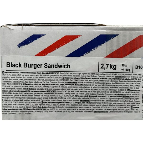 RTE BURGER BUN BLACK - Image 3