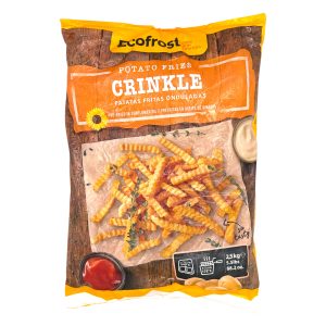 CRINKLE CUT FRENCH FRIES 12x12mm (15/32")